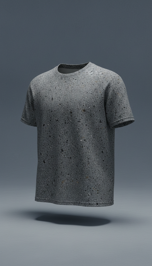 Concrete Monochrome Crewneck Tee
