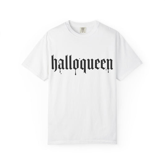 Halloqueen T-Shirt — "Spooky Season" Gothic Halloween Tee
