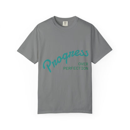 Progress Over Perfection T-Shirt — Motivational Graphic Tee