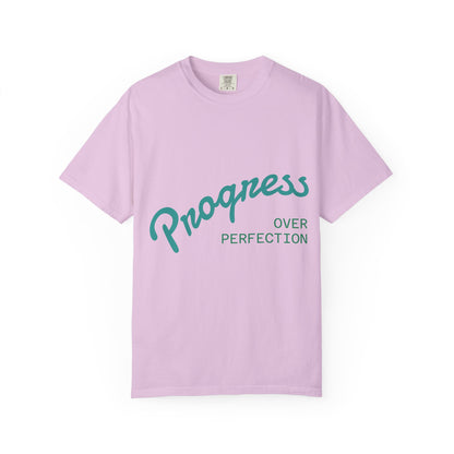 Progress Over Perfection T-Shirt — Motivational Graphic Tee
