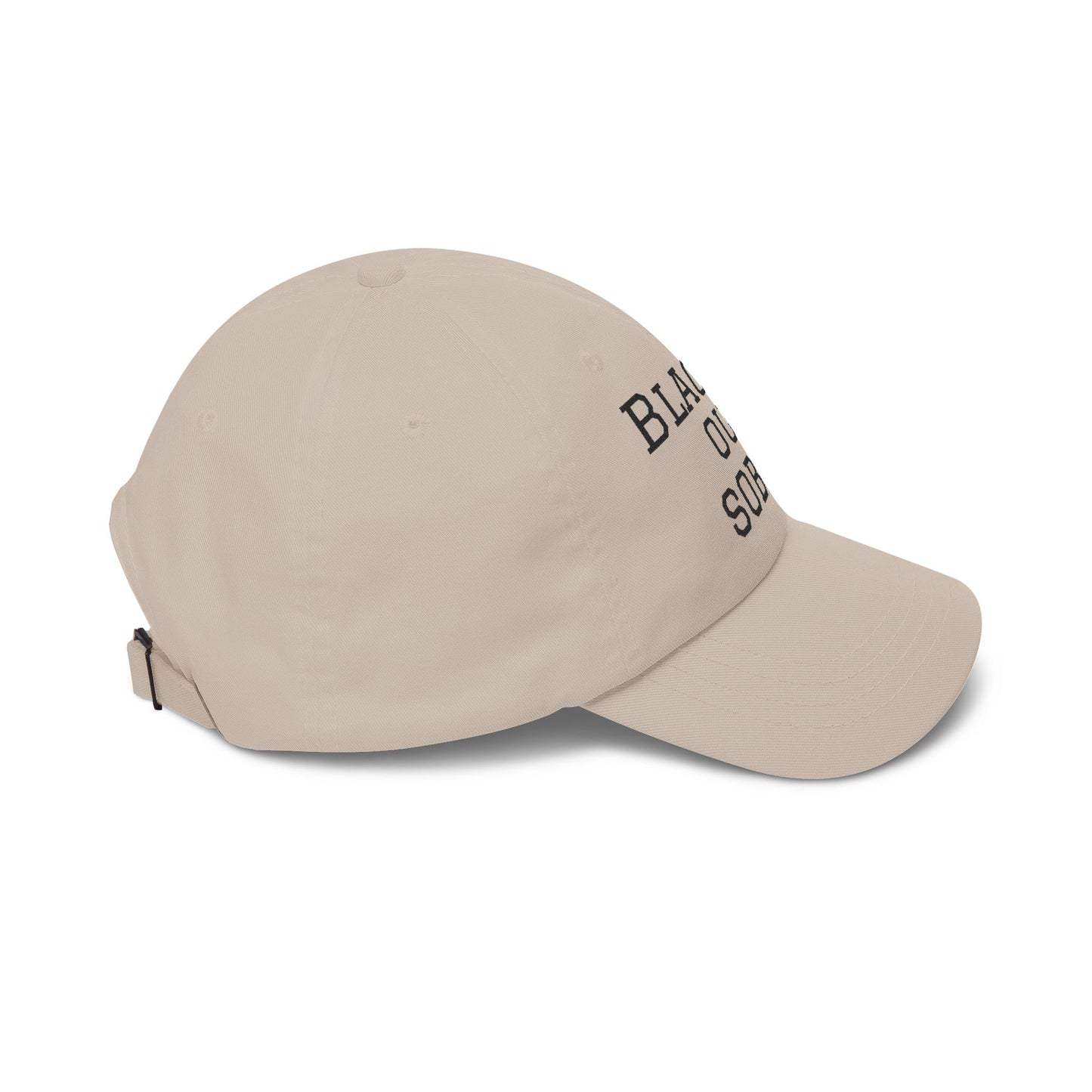 Dad Cap — "Blacked Out Sober" Embroidered Vintage Baseball Hat