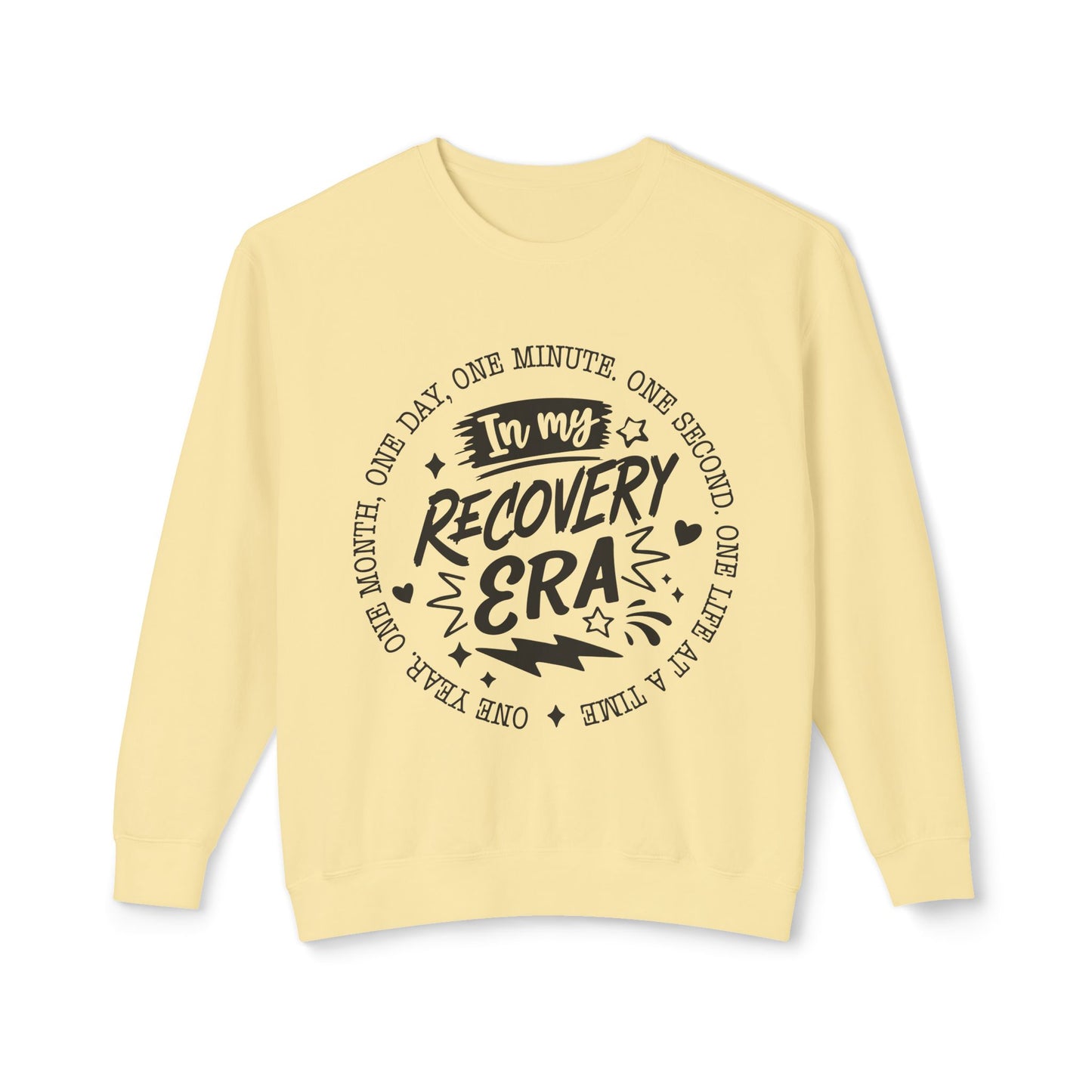 Recovery Era Sweatshirt — 'In My Recovery Era' Inspirational Crewneck