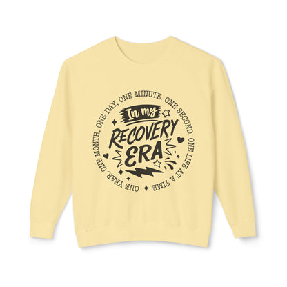Recovery Era Sweatshirt — 'In My Recovery Era' Inspirational Crewneck