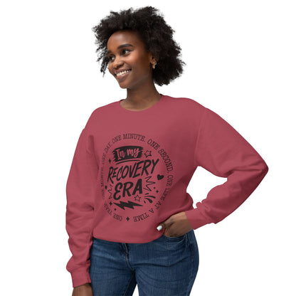 Recovery Era Sweatshirt — 'In My Recovery Era' Inspirational Crewneck