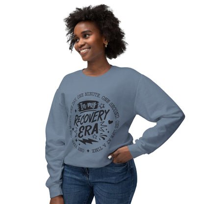 Recovery Era Sweatshirt — 'In My Recovery Era' Inspirational Crewneck