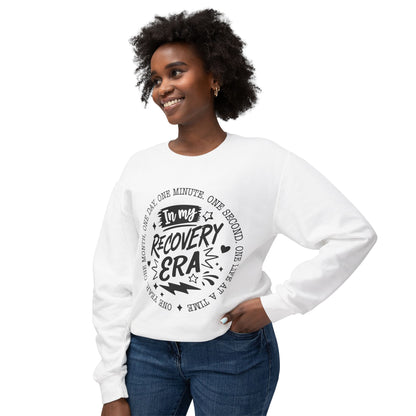 Recovery Era Sweatshirt — 'In My Recovery Era' Inspirational Crewneck