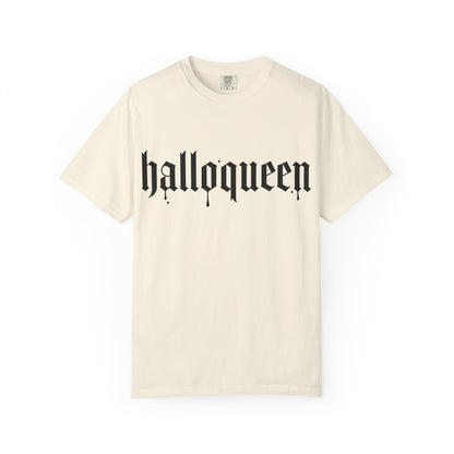 Halloqueen T-Shirt — "Spooky Season" Gothic Halloween Tee