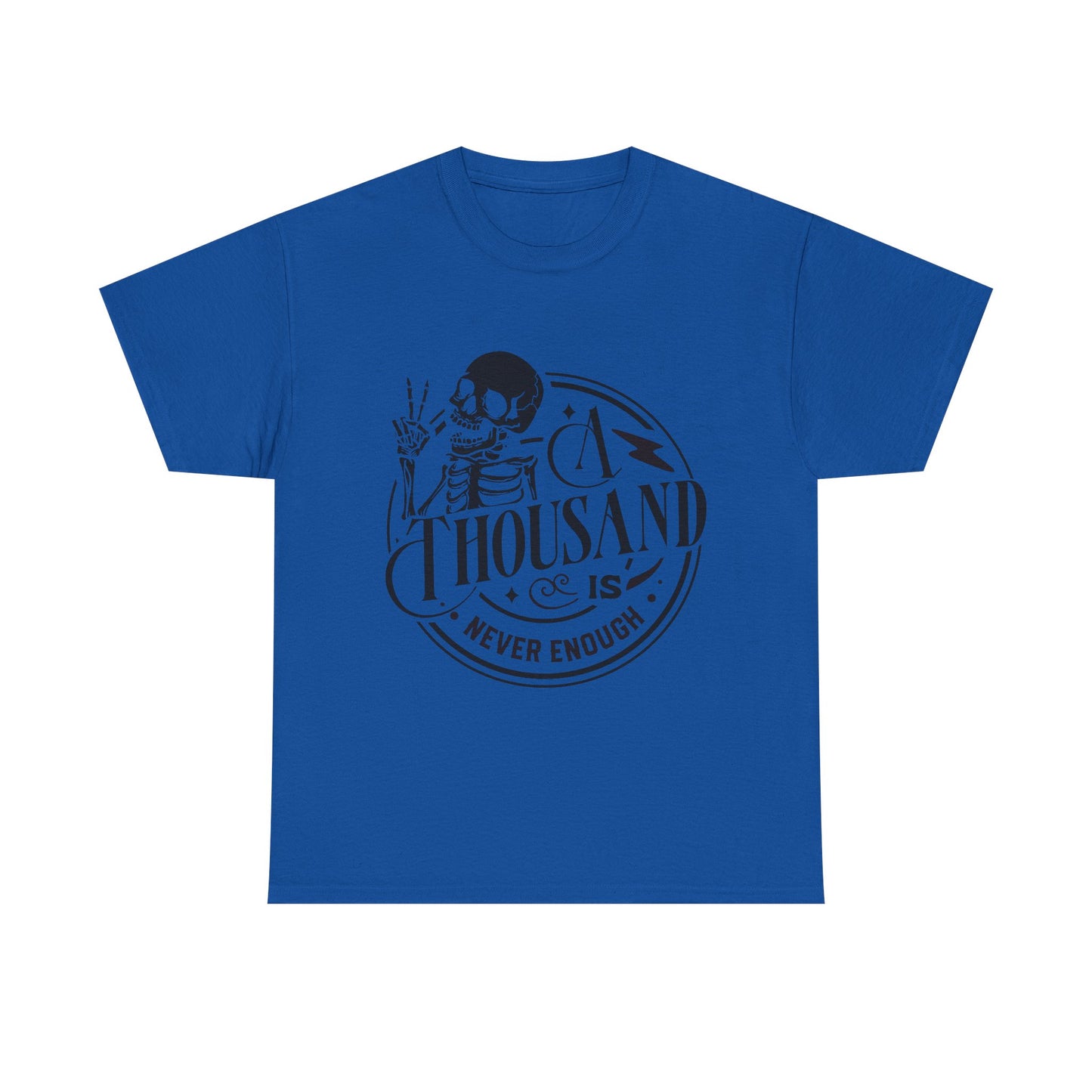 A Thousand Is Never Enough Skeleton Peace Sign T-Shirt
