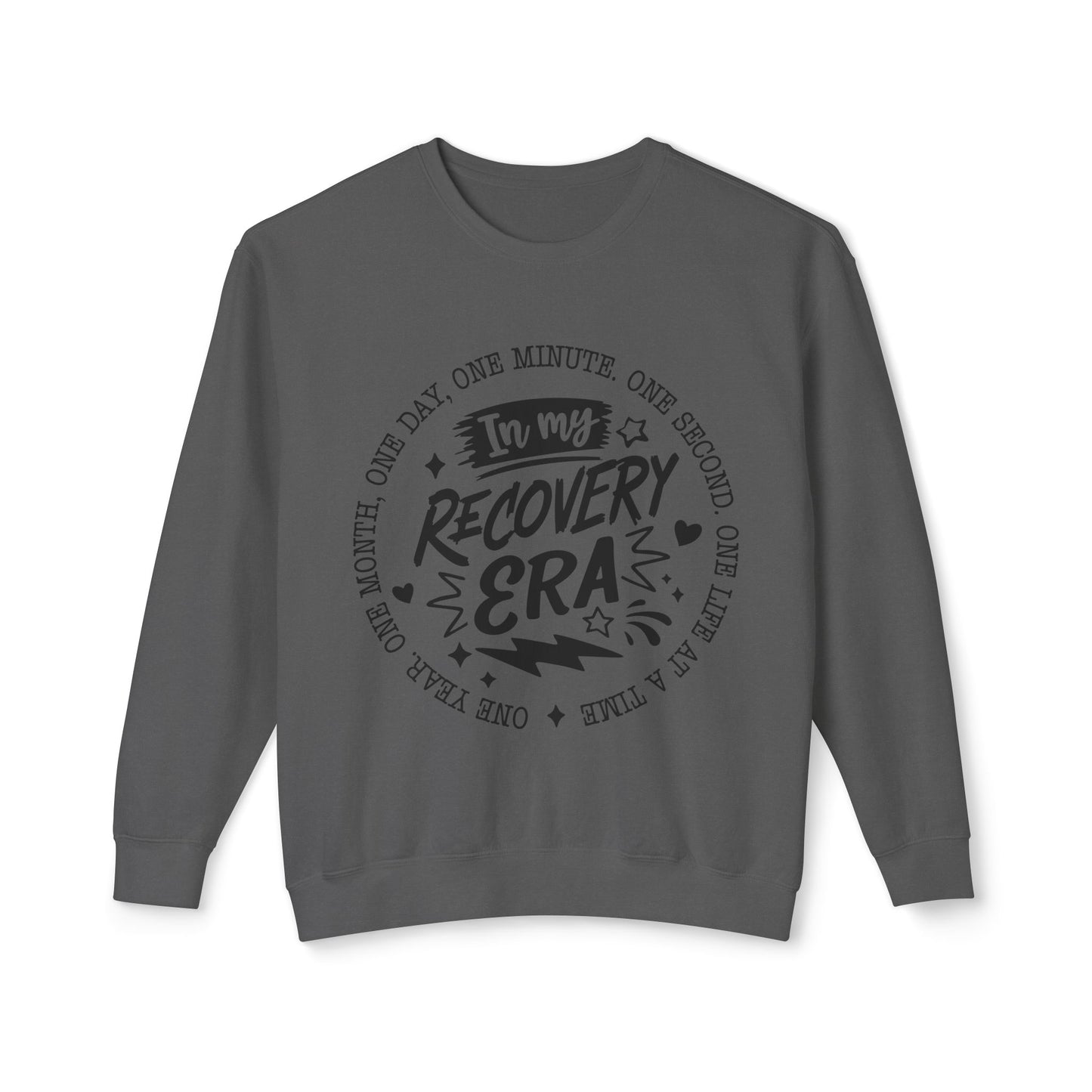 Recovery Era Sweatshirt — 'In My Recovery Era' Inspirational Crewneck