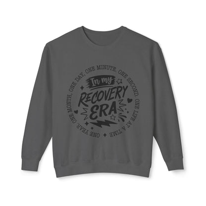 Recovery Era Sweatshirt — 'In My Recovery Era' Inspirational Crewneck