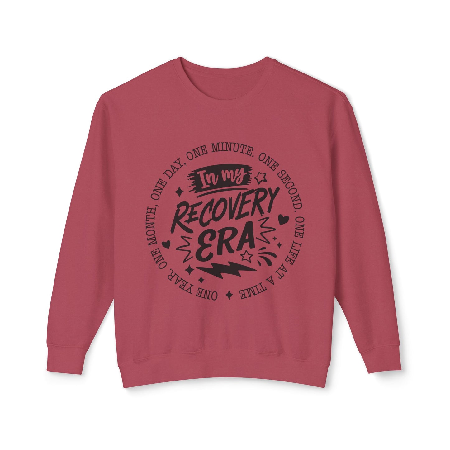 Recovery Era Sweatshirt — 'In My Recovery Era' Inspirational Crewneck