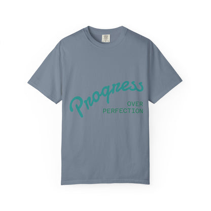 Progress Over Perfection T-Shirt — Motivational Graphic Tee