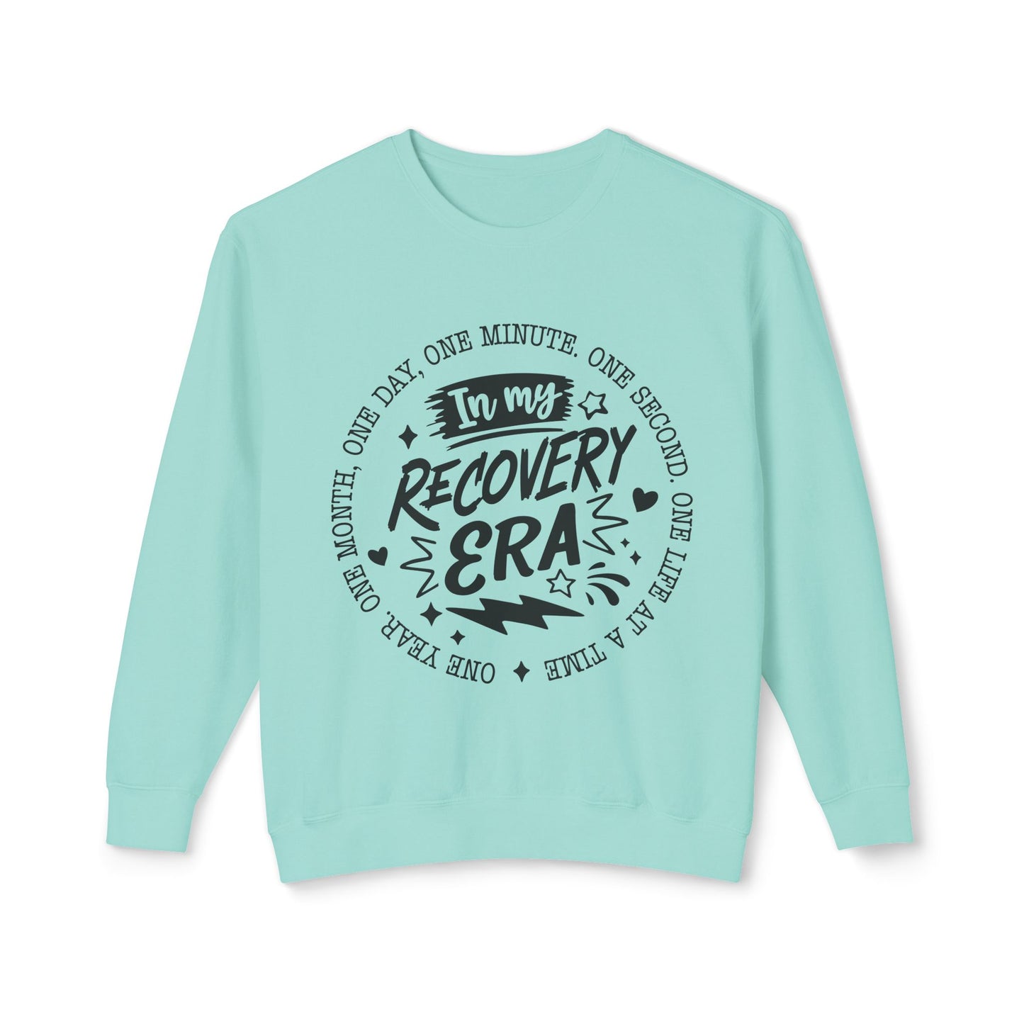 Recovery Era Sweatshirt — 'In My Recovery Era' Inspirational Crewneck