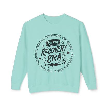 Recovery Era Sweatshirt — 'In My Recovery Era' Inspirational Crewneck