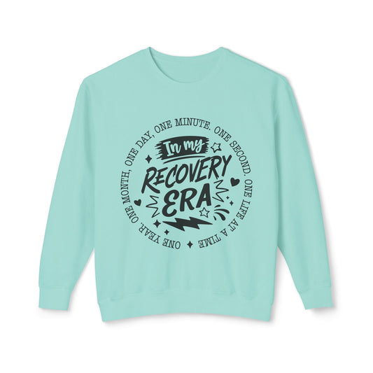 Recovery Era Sweatshirt — 'In My Recovery Era' Inspirational Crewneck