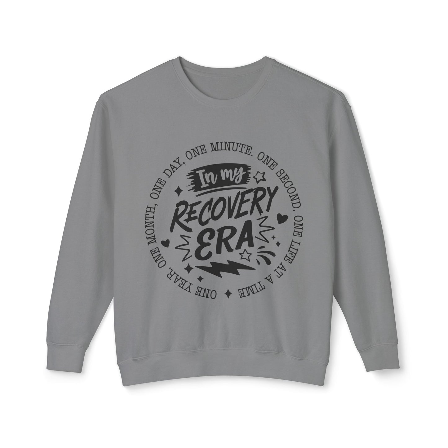 Recovery Era Sweatshirt — 'In My Recovery Era' Inspirational Crewneck