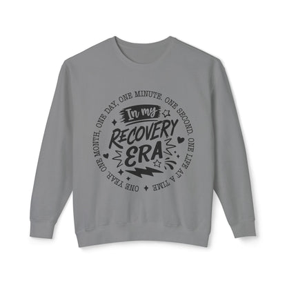 Recovery Era Sweatshirt — 'In My Recovery Era' Inspirational Crewneck