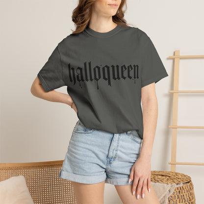 Halloqueen T-Shirt — "Spooky Season" Gothic Halloween Tee