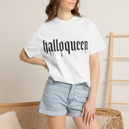 Halloqueen T-Shirt — "Spooky Season" Gothic Halloween Tee