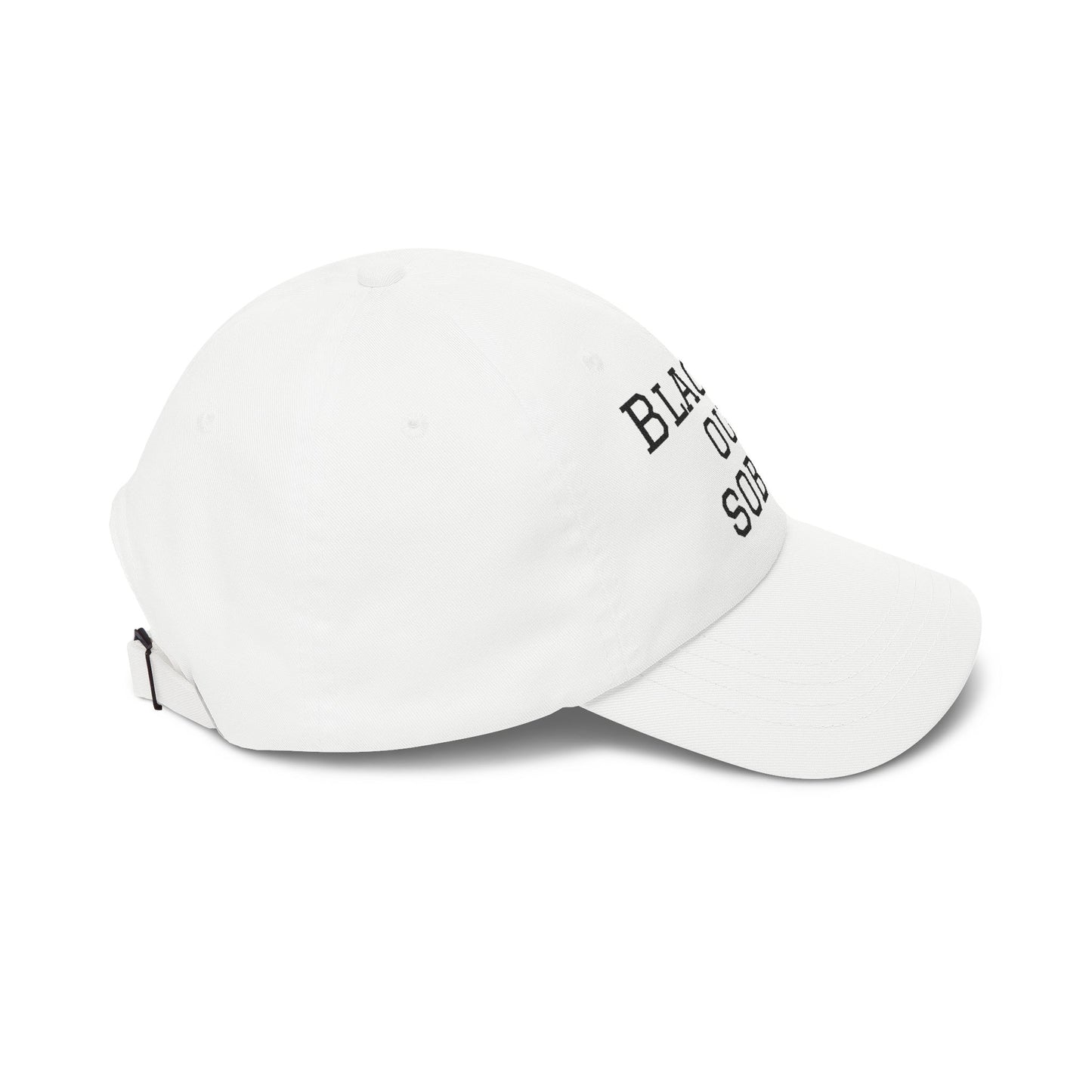 Dad Cap — "Blacked Out Sober" Embroidered Vintage Baseball Hat