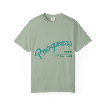 Progress Over Perfection T-Shirt — Motivational Graphic Tee