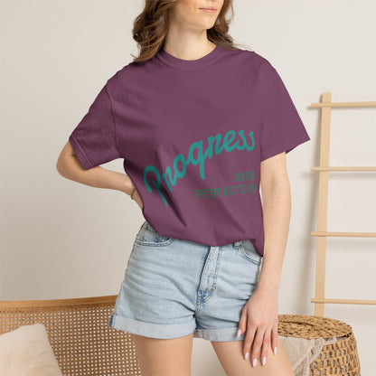 Progress Over Perfection T-Shirt — Motivational Graphic Tee
