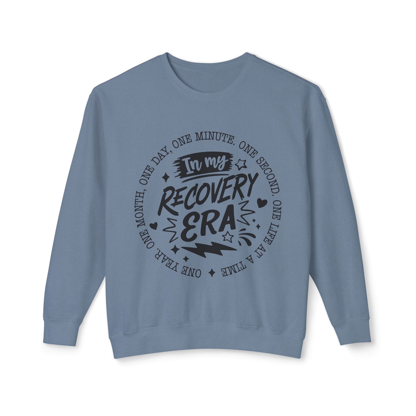Recovery Era Sweatshirt — 'In My Recovery Era' Inspirational Crewneck