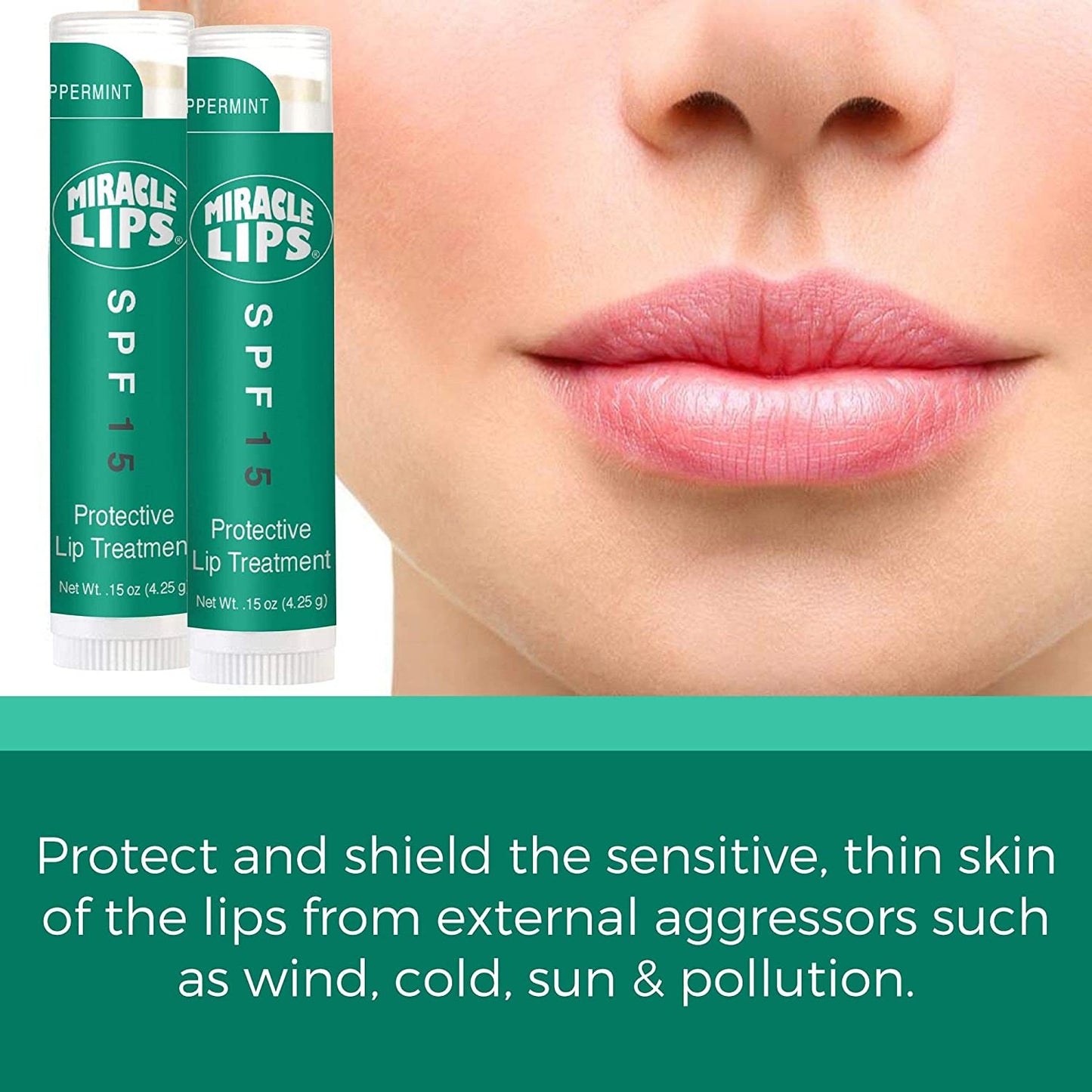 Holocuren Miracle Lips 3-Pack – Salve, Serum & SPF 15 Protect