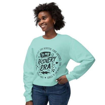 Recovery Era Sweatshirt — 'In My Recovery Era' Inspirational Crewneck