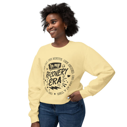 Recovery Era Sweatshirt — 'In My Recovery Era' Inspirational Crewneck
