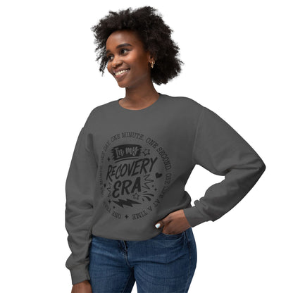 Recovery Era Sweatshirt — 'In My Recovery Era' Inspirational Crewneck