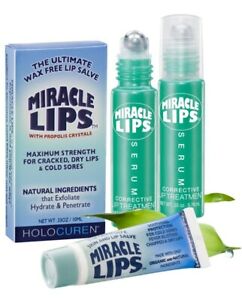 Holocuren Miracle Lips Salve & Serum Duo 0.33 oz – Repair & Maintain